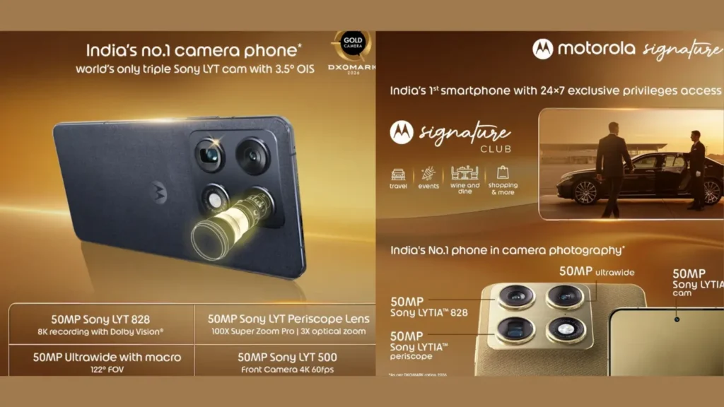 Motorola Signature premium smartphone competing with Samsung and iPhone